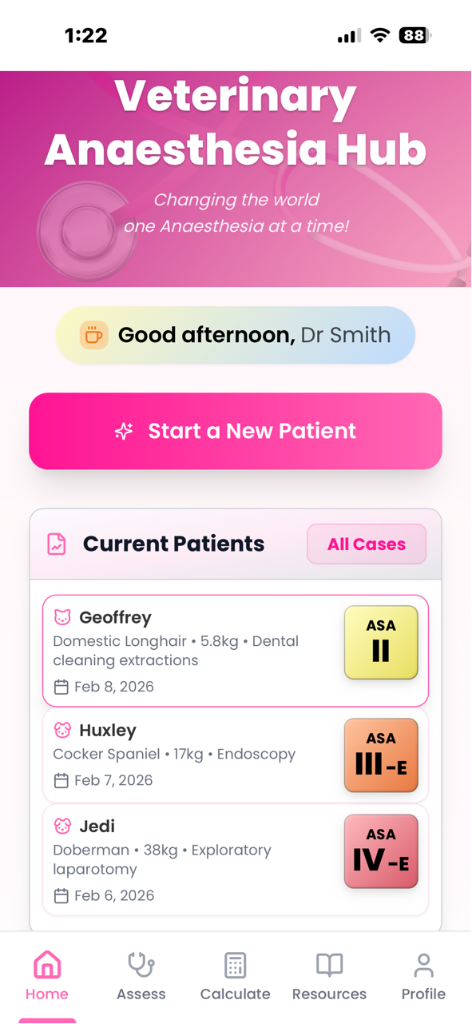 The Pink Stethoscope App — patient hub