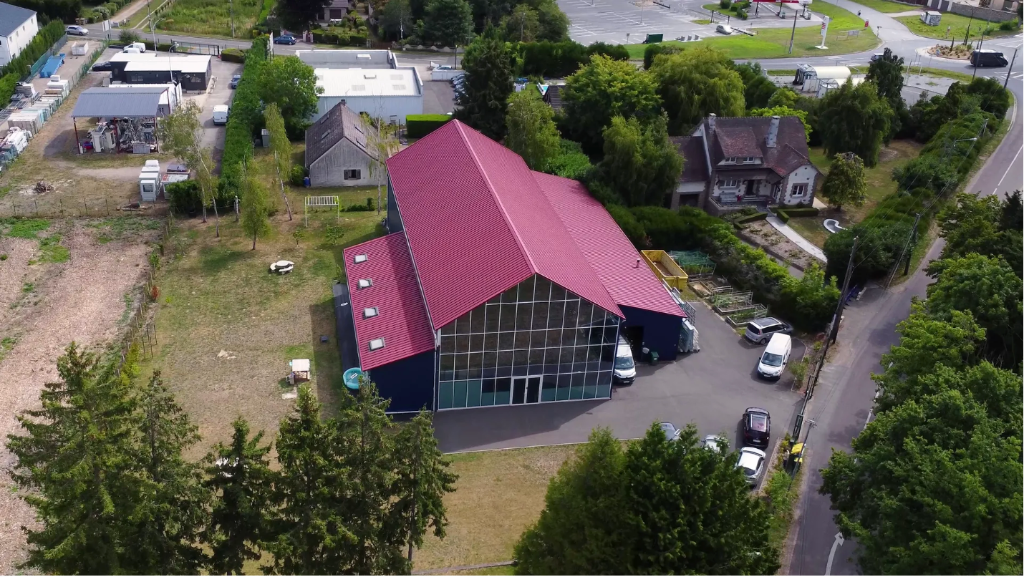 VESS atelier — Notre atelier dans les Yvelines — vue aérienne