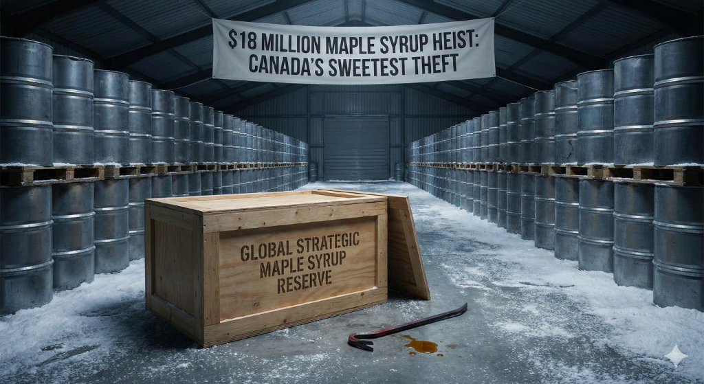 The Great Canadian Maple Syrup Heist: $18 Million Stolen