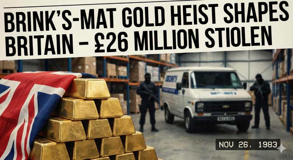 The Brink's-Mat Robbery: Gold Heist That Shaped British Crime