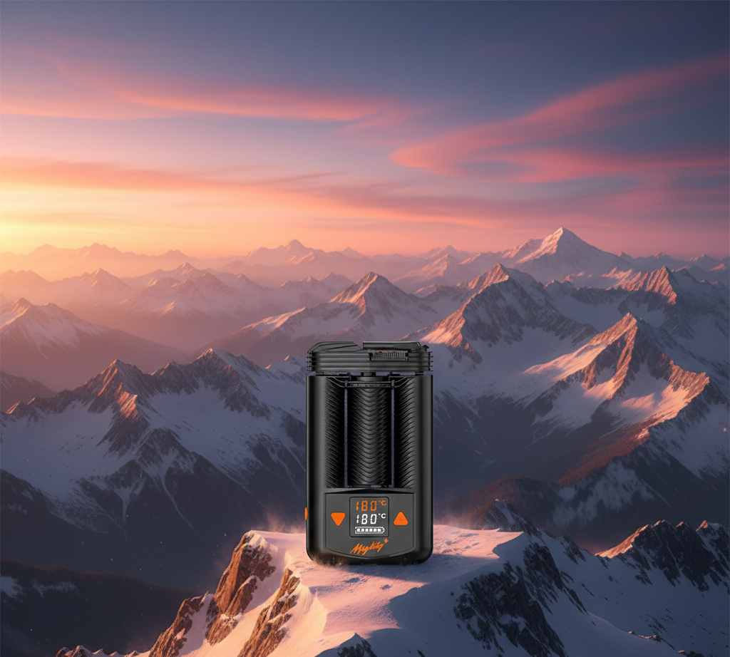 Mighty TED (Thermal Extraction Device) against mountain backdrop