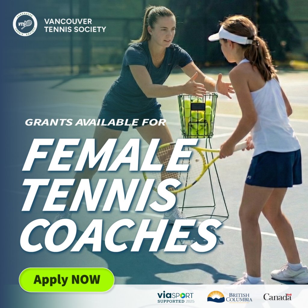 Lead Forward 2025 - Grants Available for Female Tennis Coaches
