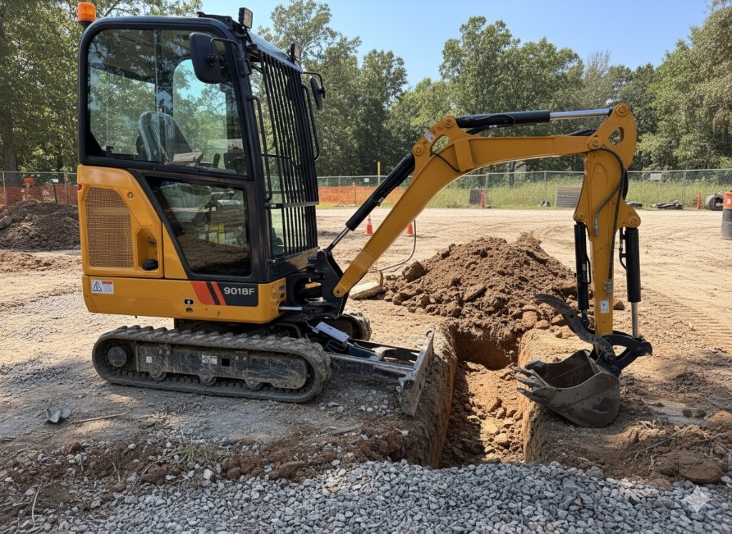 Mini Excavator view 3