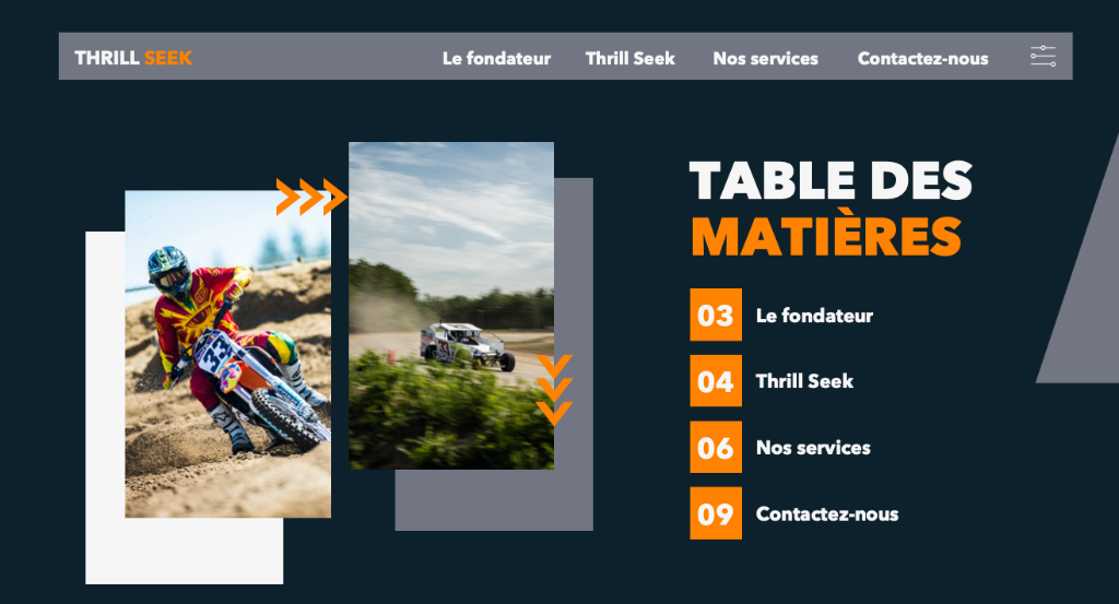 Table des Matières