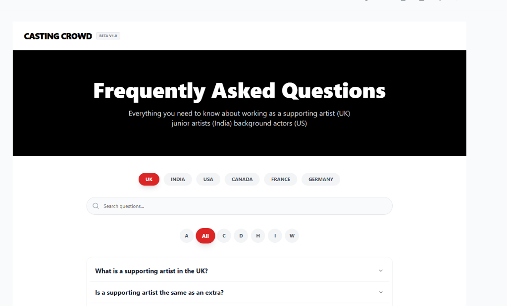 CastingCrowd availability check email notification showing production name, filming date, and respond now button