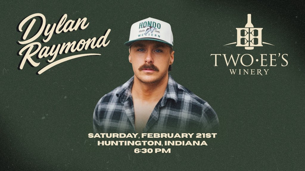 Nashville Recording Artist: Dylan Raymond Live at Two-EE's Winery