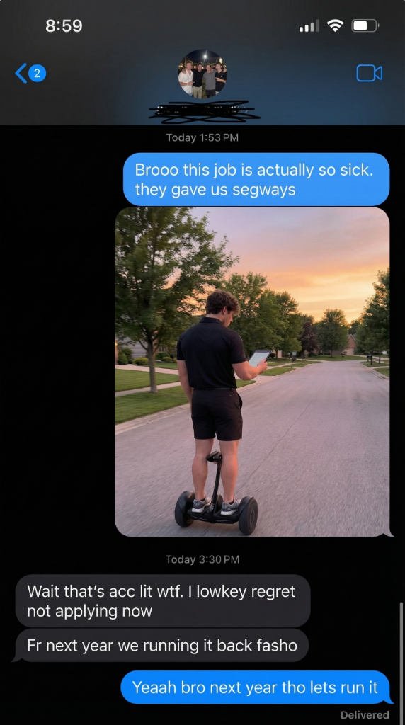 They gave us segways 🔥