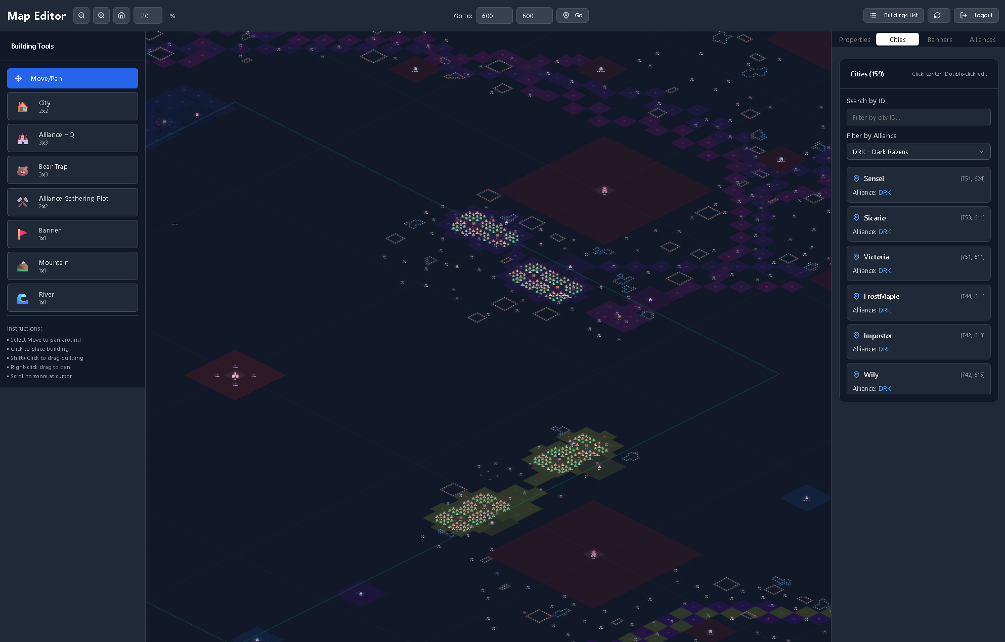 WhiteoutSurvival Map Crafter template preview