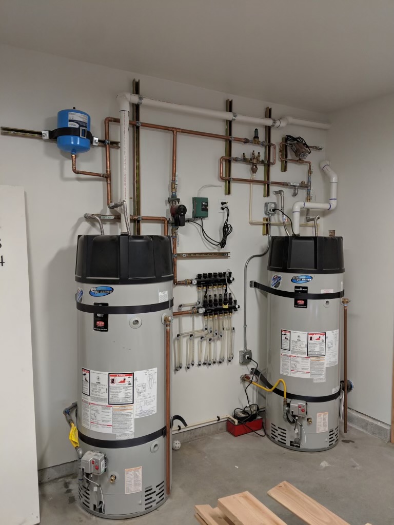 Dual Water Heater System Installation