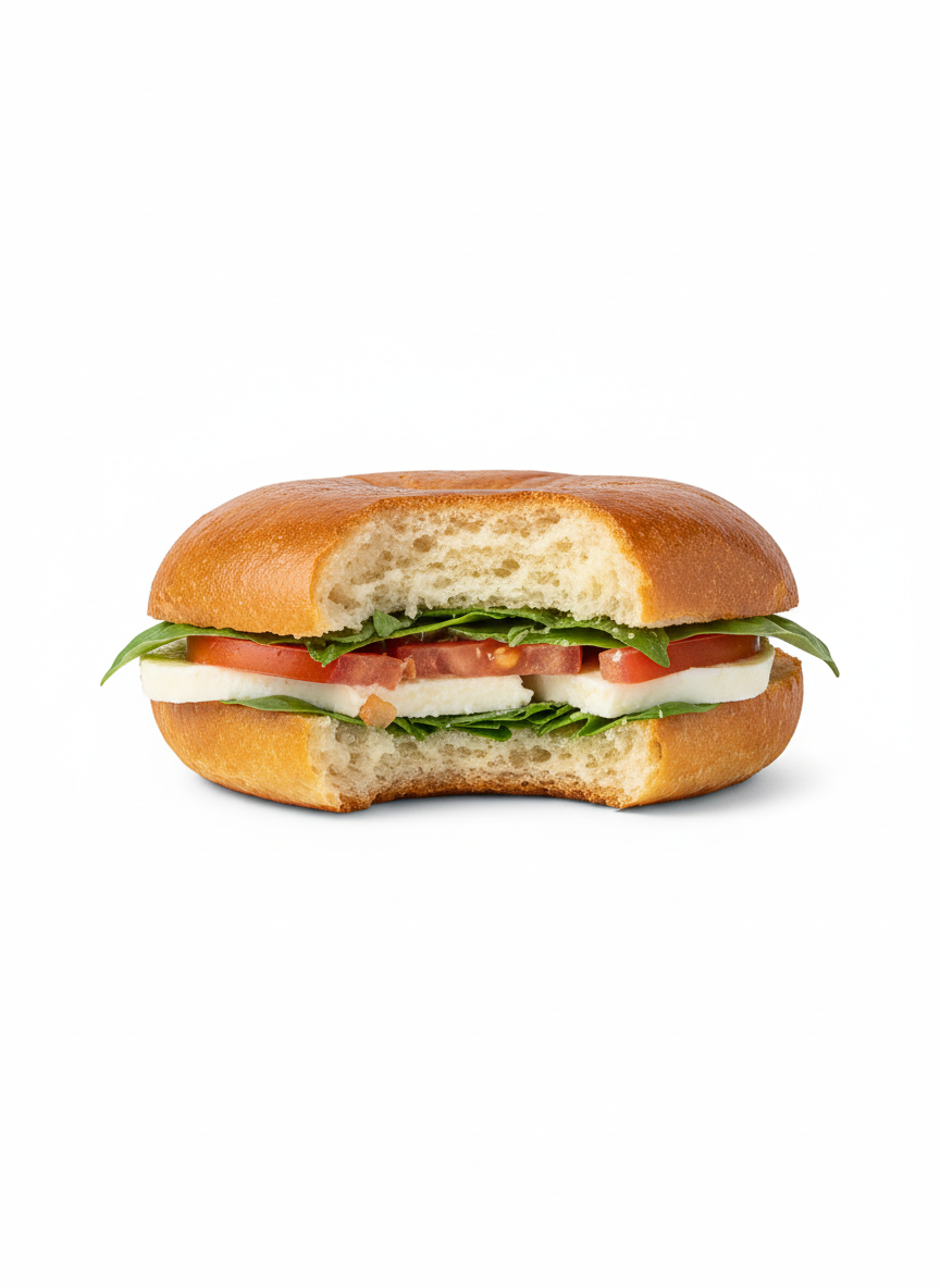 Fresh Basil & Mozzarella Brioche