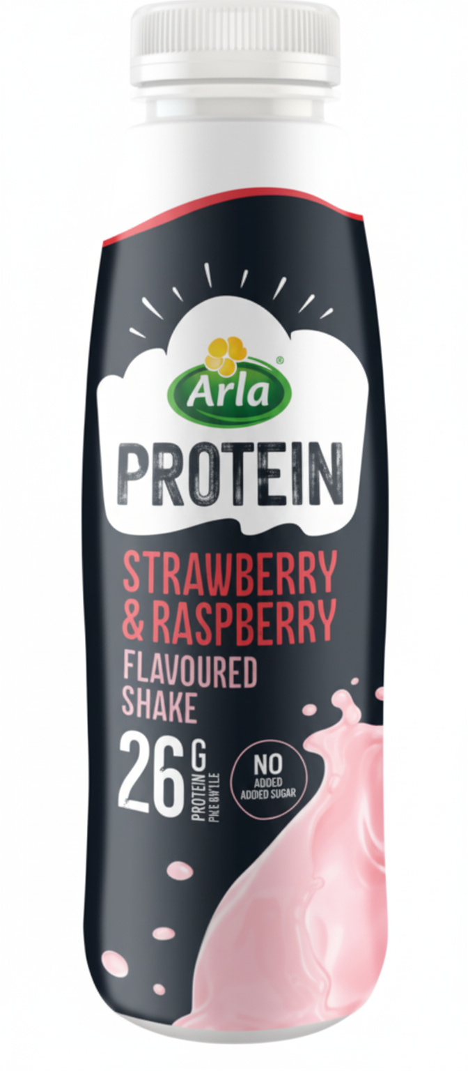 Protein Strawberry & Raspberry Flavoured Shake