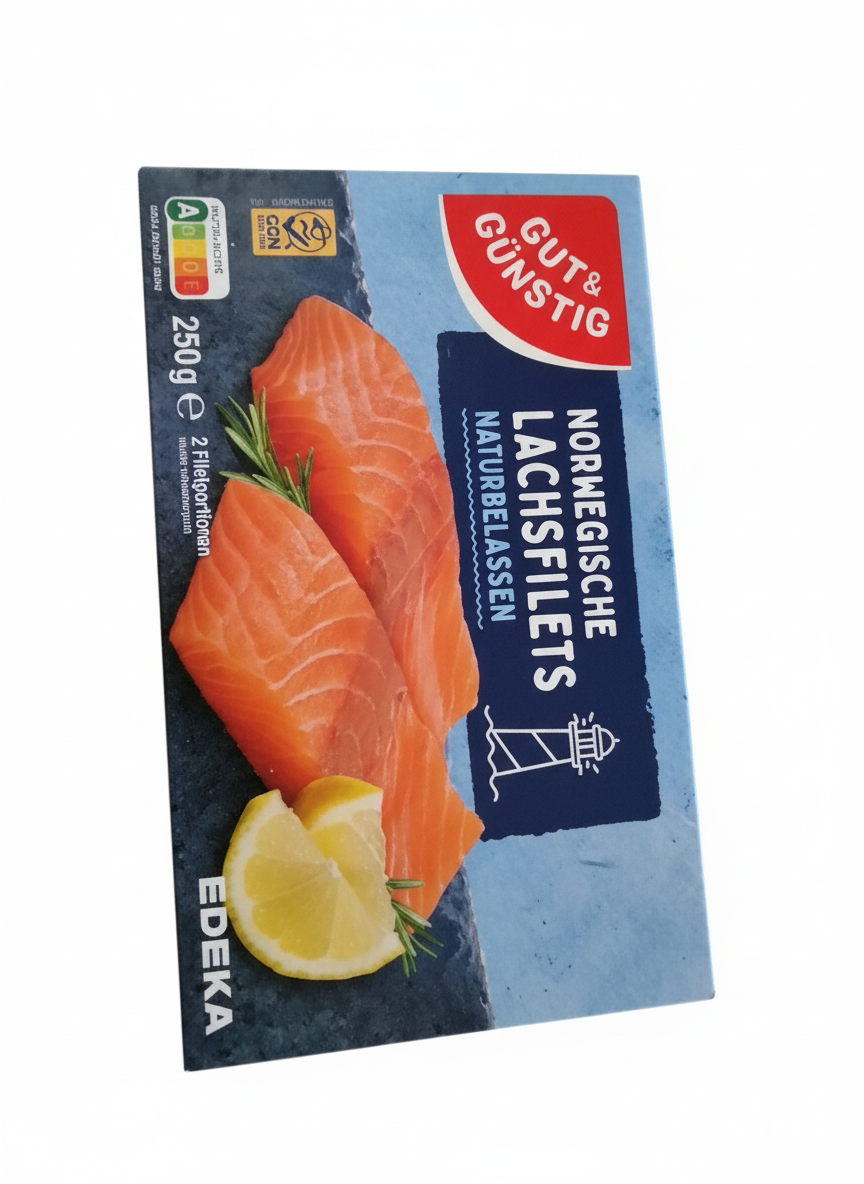 Norwegian salmon fillets natural