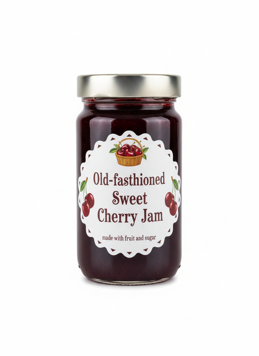 Old-fashioned Sweet Cherry Jam