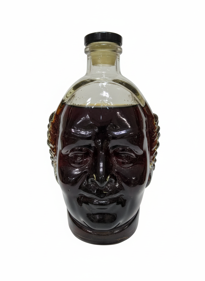 Native American Chief Figural Decanter
