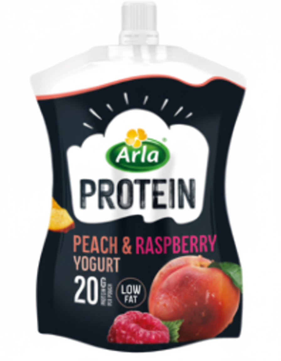 Protein Peach & Raspberry Yogurt