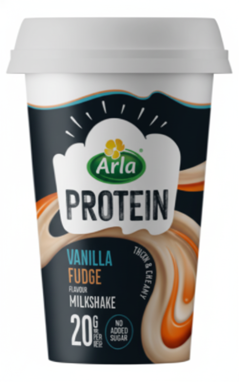 Protein Vanilla Fudge Milkshake