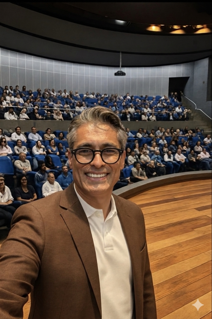 Diego Salazar lecturing From Observer to Opportunity Creator at ICESI University