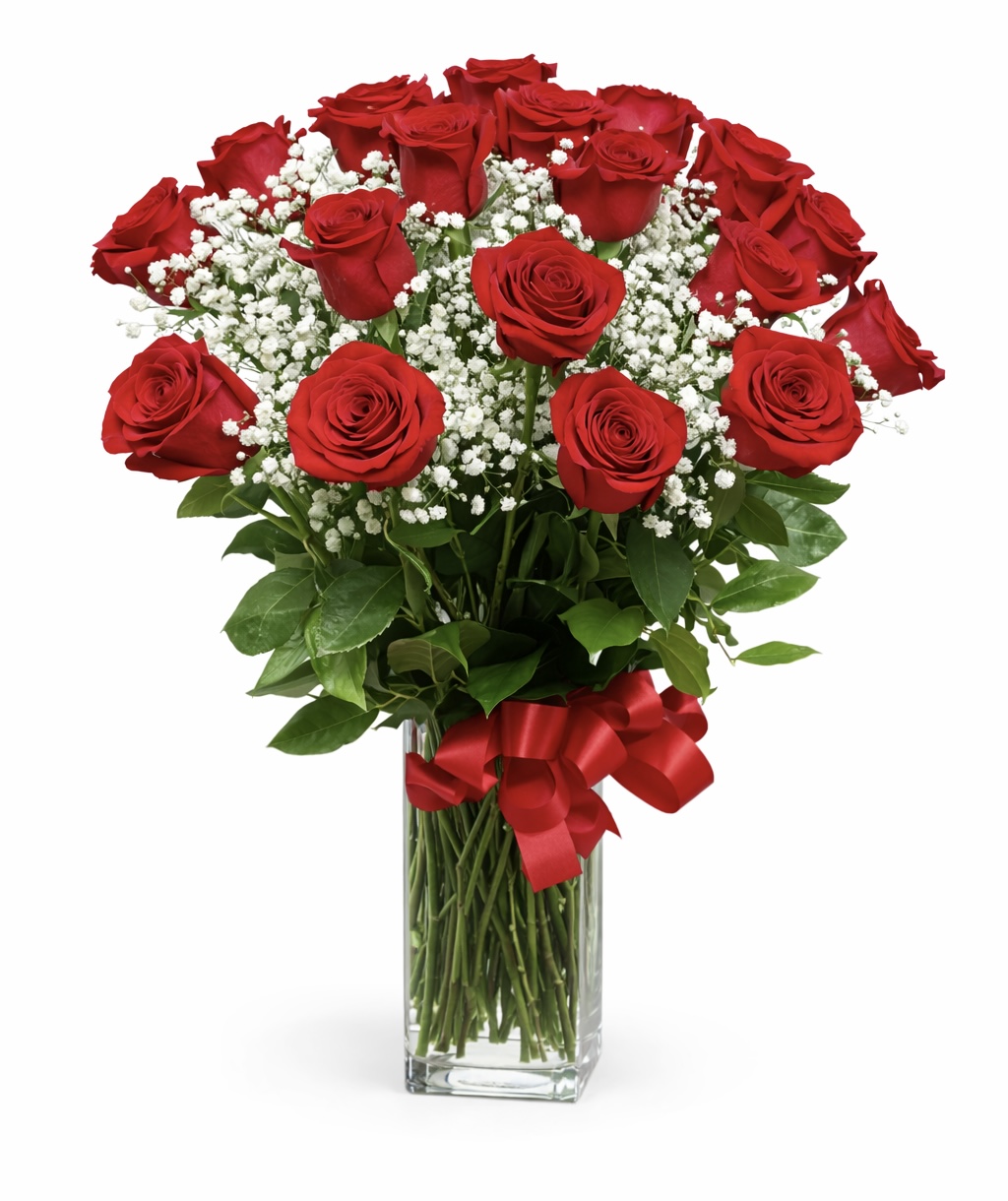 Timeless Red Rose Elegance - Fresh flower arrangement from Granada Hills Florist, flowers for valentines