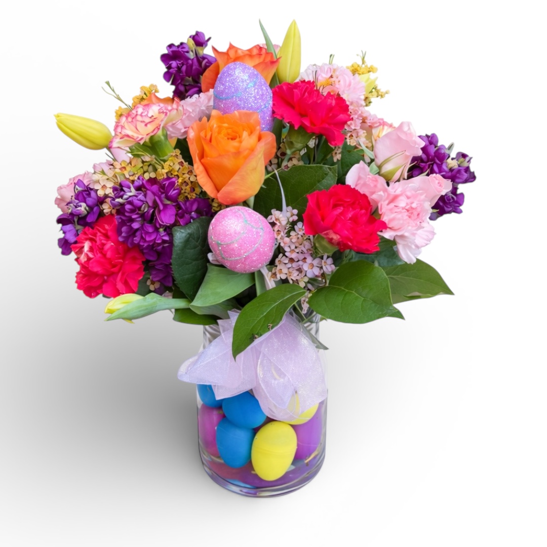 Easter Egg Bloom  - Fresh flower arrangement from Granada Hills Florist, arrangements for easter