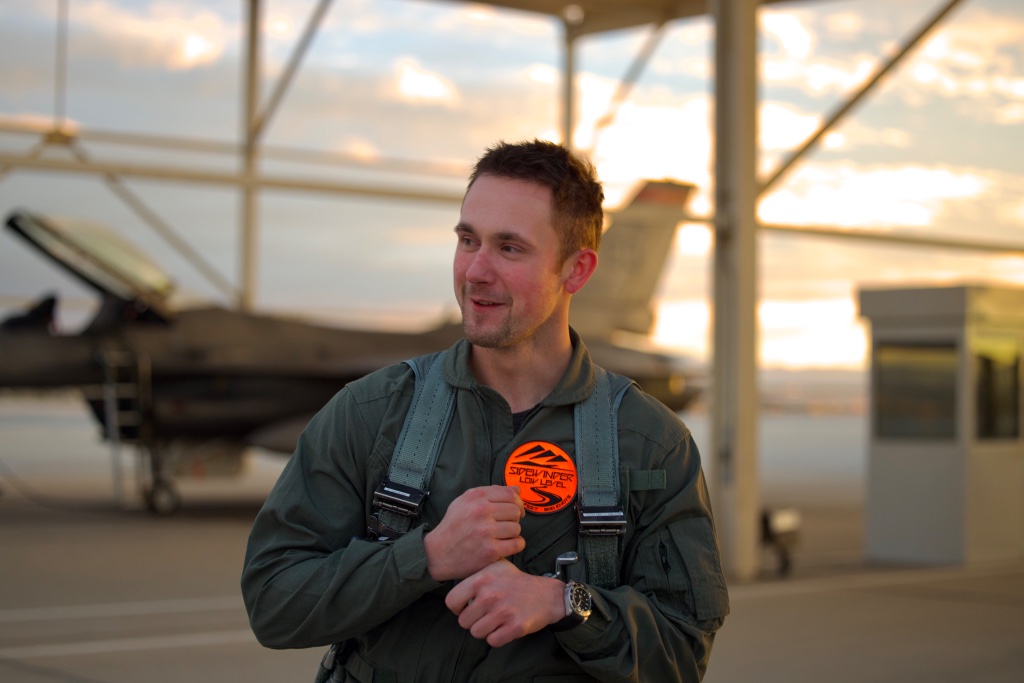 Ilminster Man Goes Supersonic in US F-16 Fighter Jet