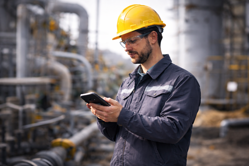 Technician in the field