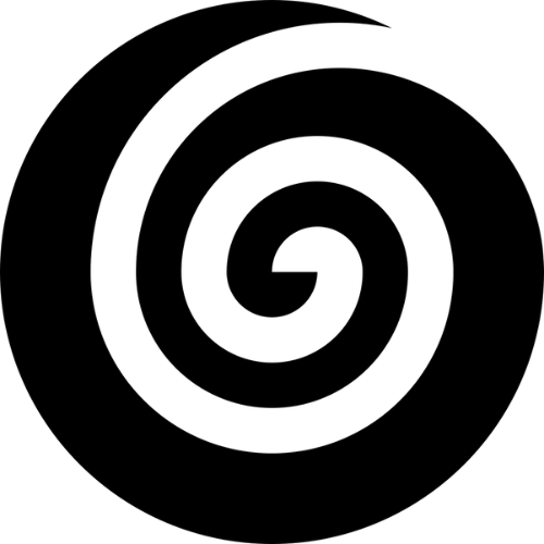 Battery technology swirl pattern background decoration