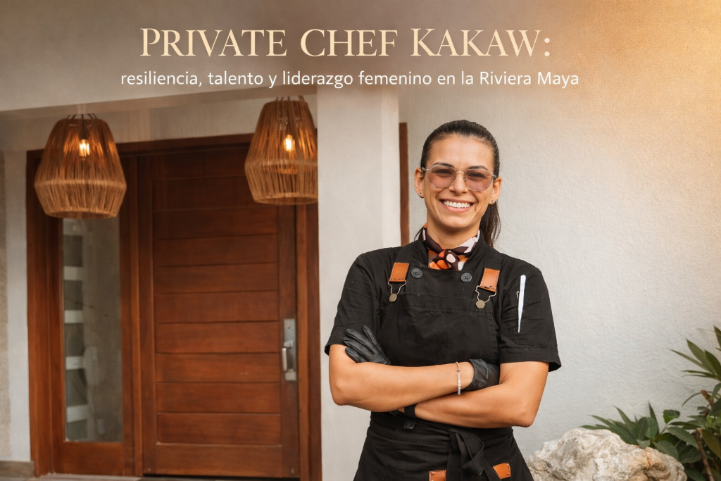 Karen Colin, Private Chef Kakaw: resiliencia, talento y liderazgo femenino en la Riviera Maya