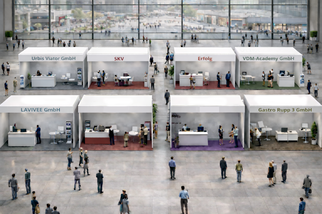 Virtuelle Tischmesse - Messeplatz