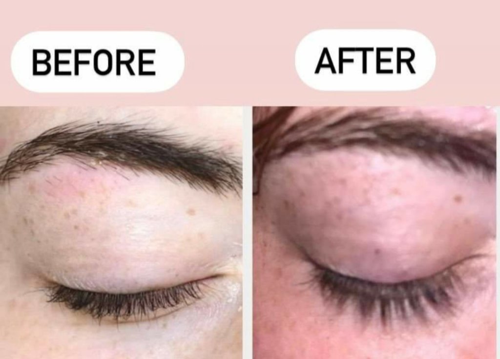 Brows and lashes results