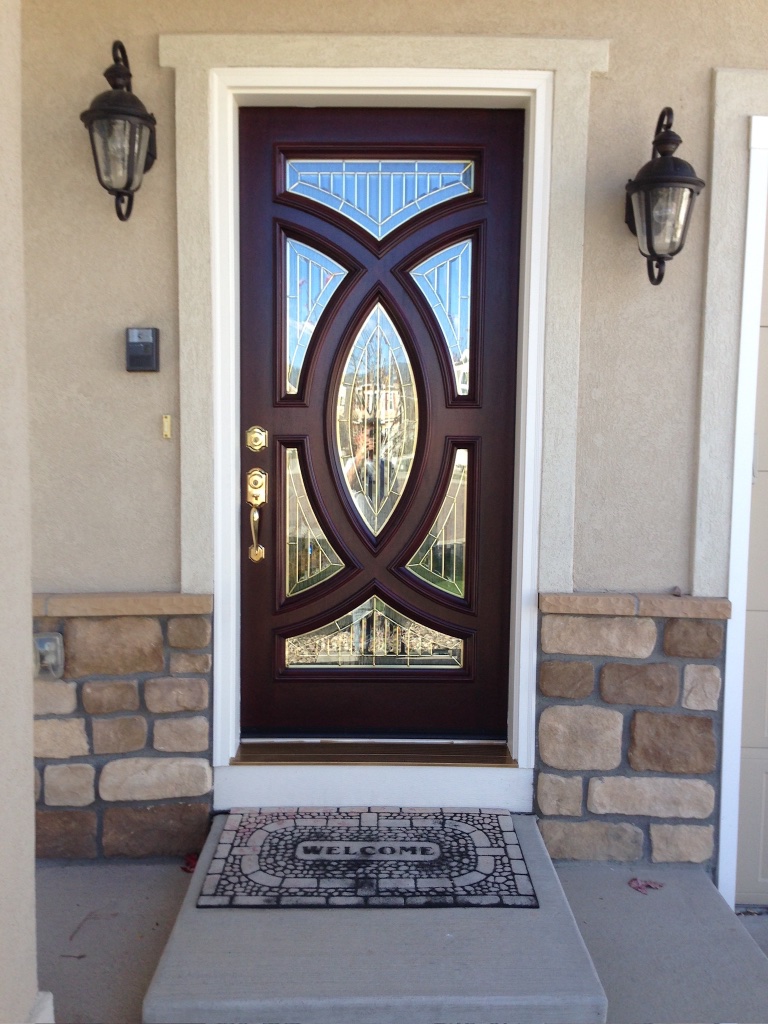 Front Entry Door Transformation — after installation