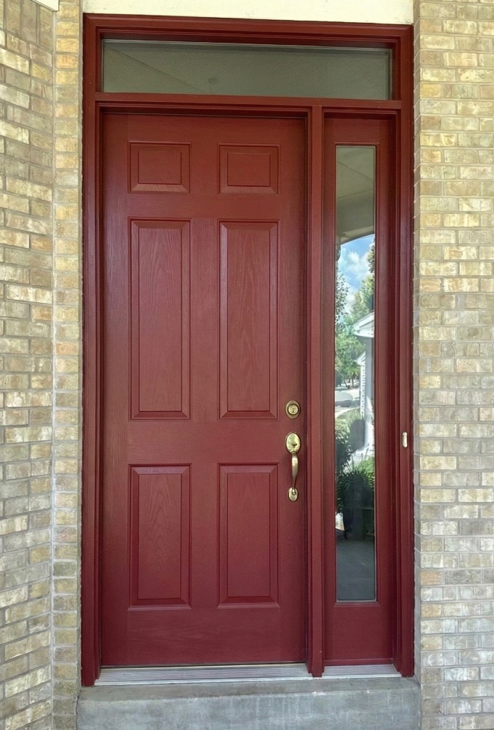 Modern Entry with Sidelite Upgrade — before installation