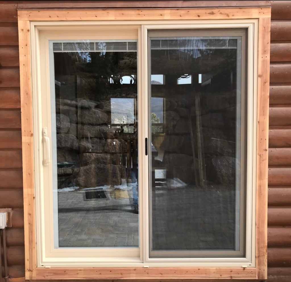 French Door to Patio Slider Conversion — after installation