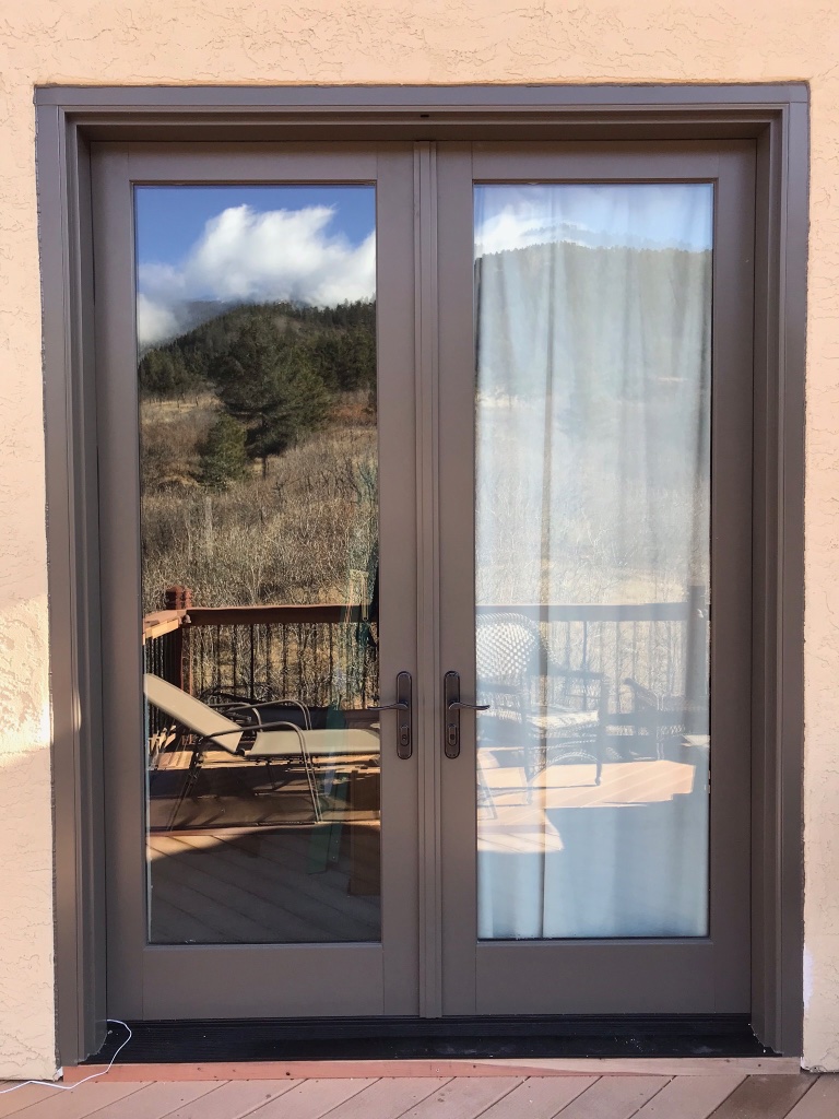 French Patio Door Upgrade — after installation