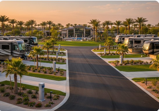 Modern RV Park
