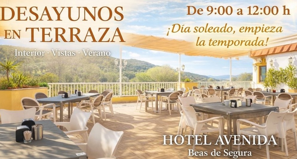 Desayunos en Terraza - Hotel Avenida
