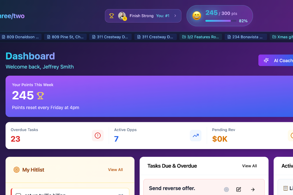 Gamified Dashboard