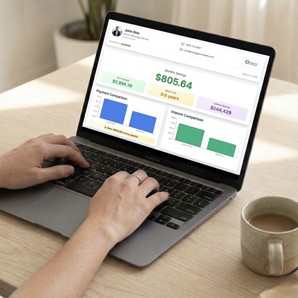Loan officer client presentation tool