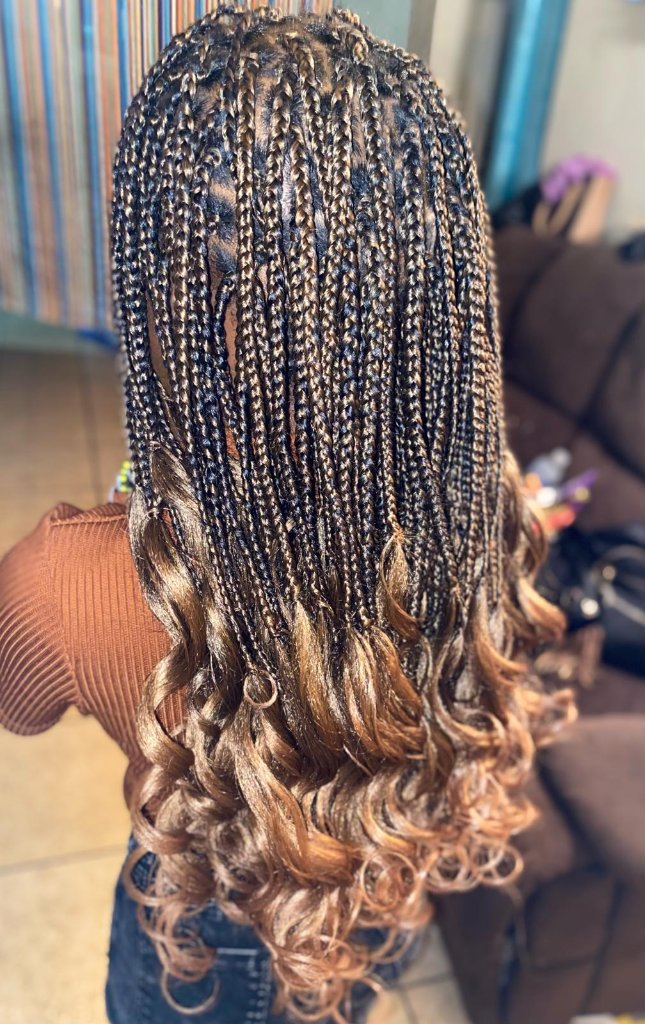 French Curl Braids (Medium)