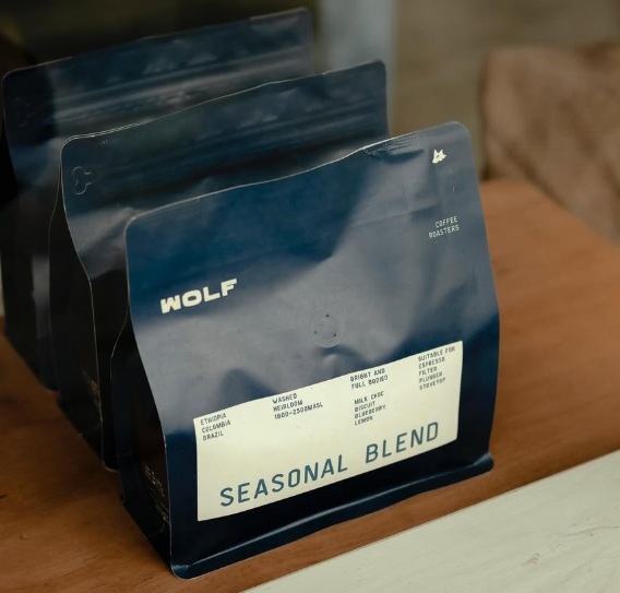 Customer printed product label example