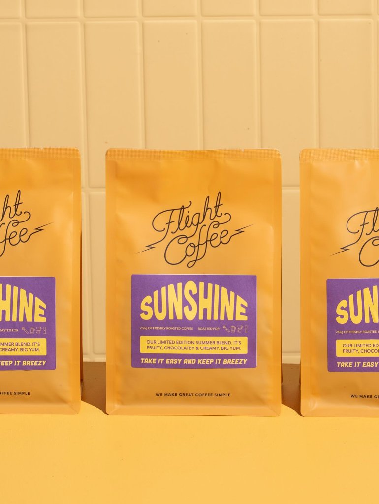 Flight Coffee Matte Labels