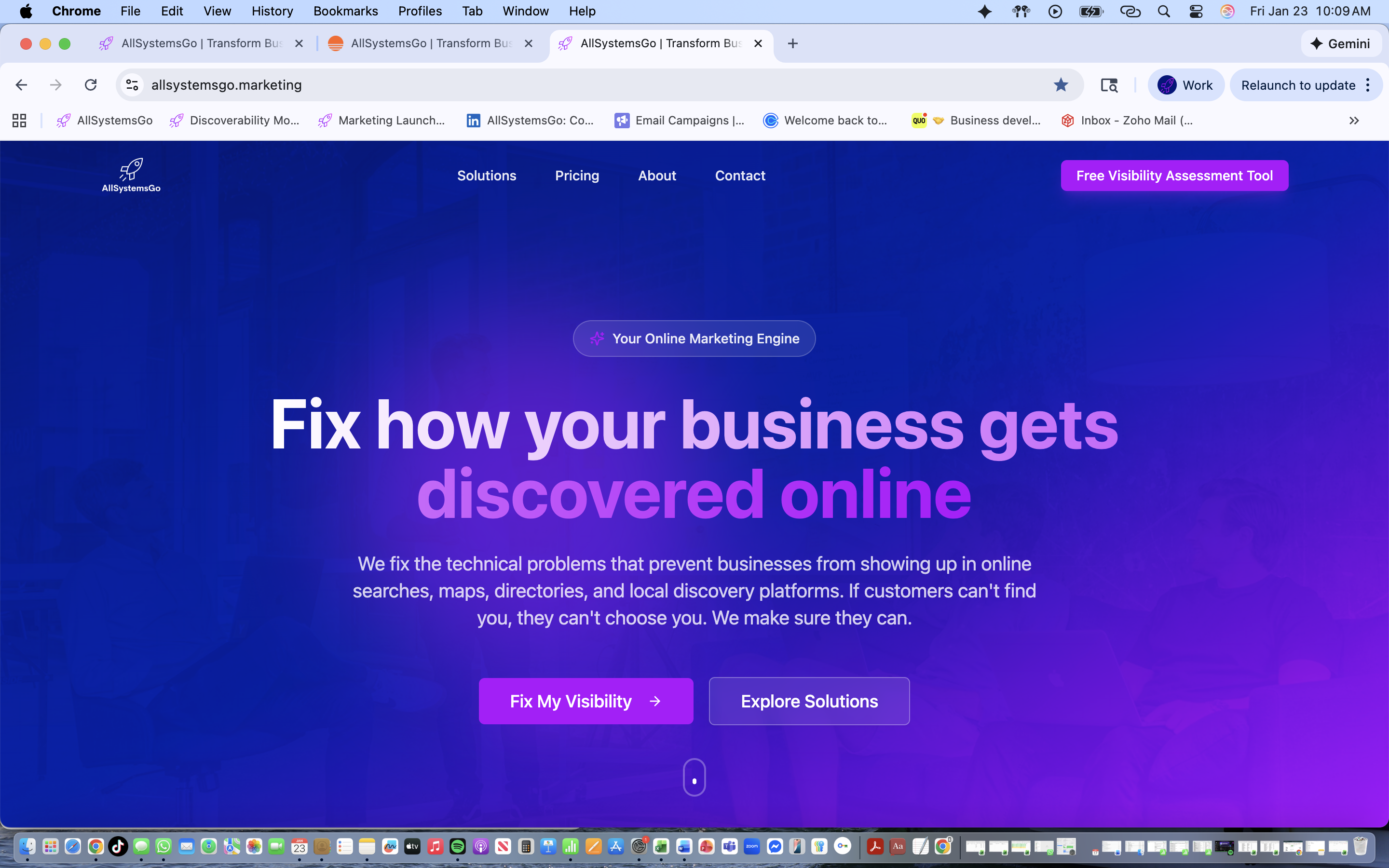 AllSystemsGo Vertical Template   template preview