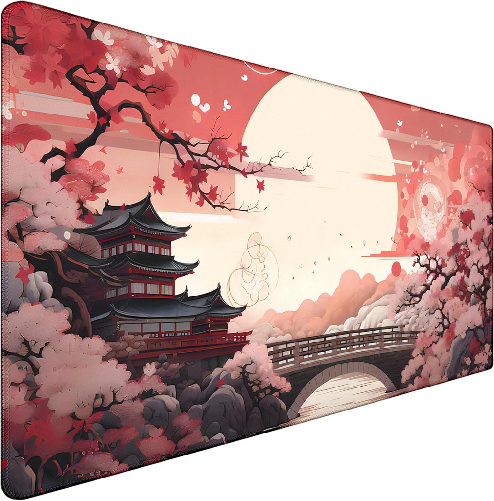 Sakura Pagoda Mouse pad