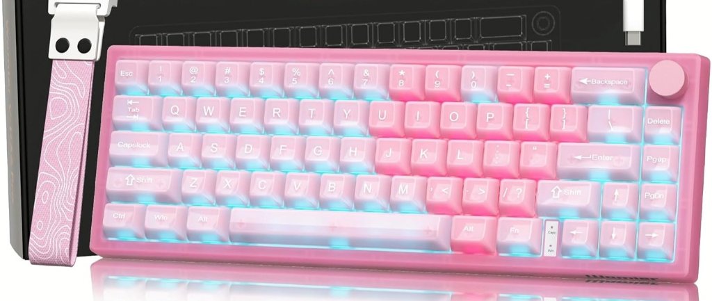 Jelly Pink RGB Gaming Keyboard