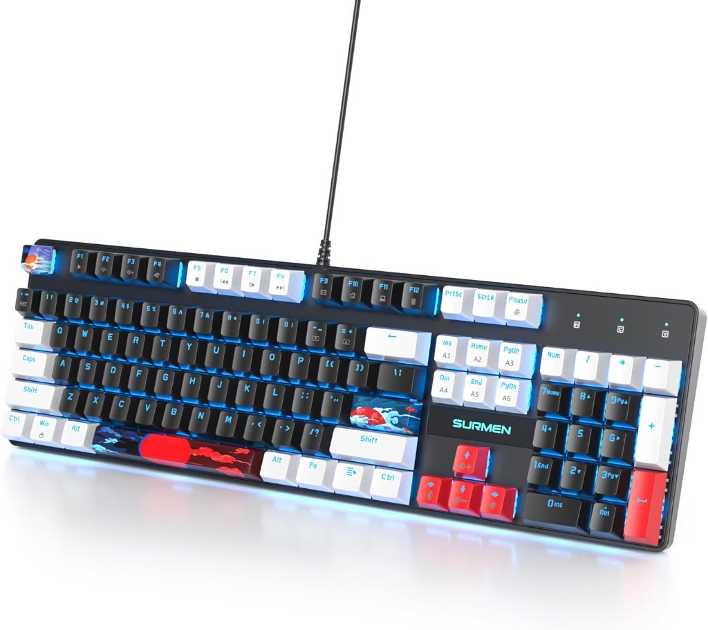 104-Key RGB Gaming Keyboard - Full Size