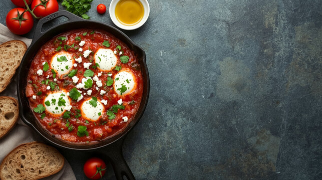 KHAYBAR Shakshuka - Eggs cracking in warmth