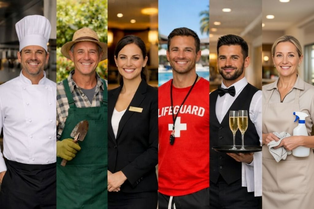 Tourism staff professionals