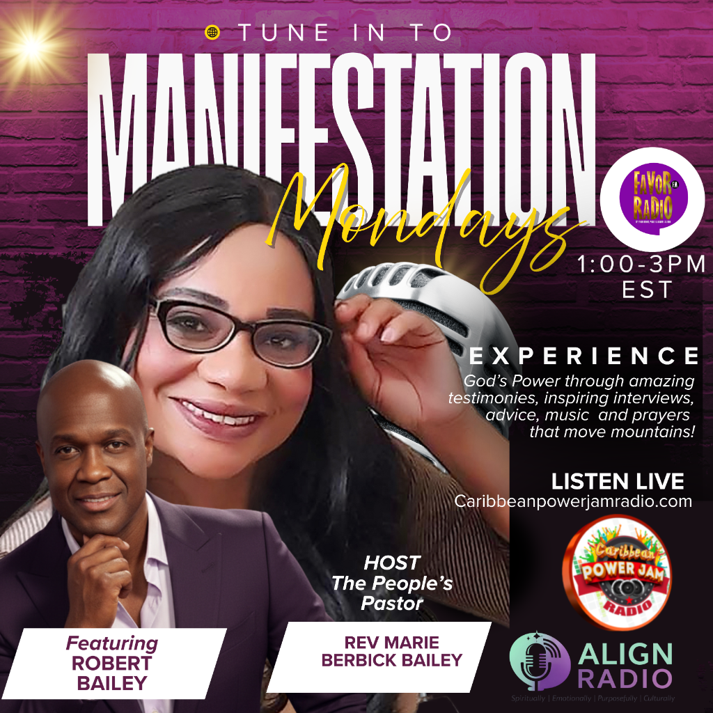 Manifestation Mondays Launches on Caribbean Power Jam Radio — A New Weekly Faith-Filled Radio Experience