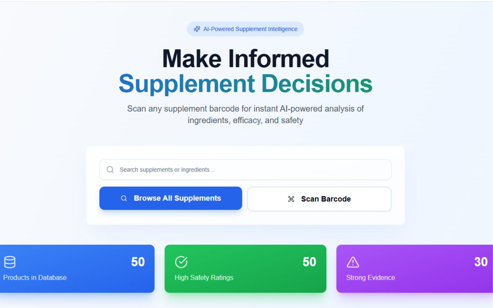 SupplementIQ template preview