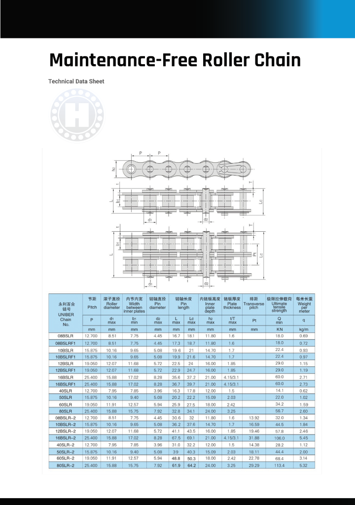 ANSI Heavy Series Roller Chain