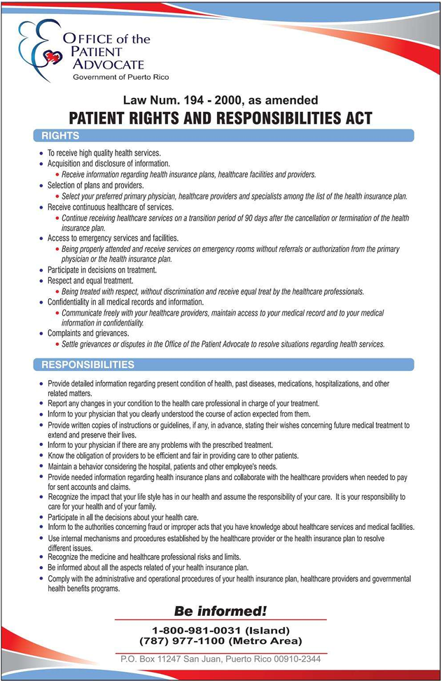 Patient Rights - English